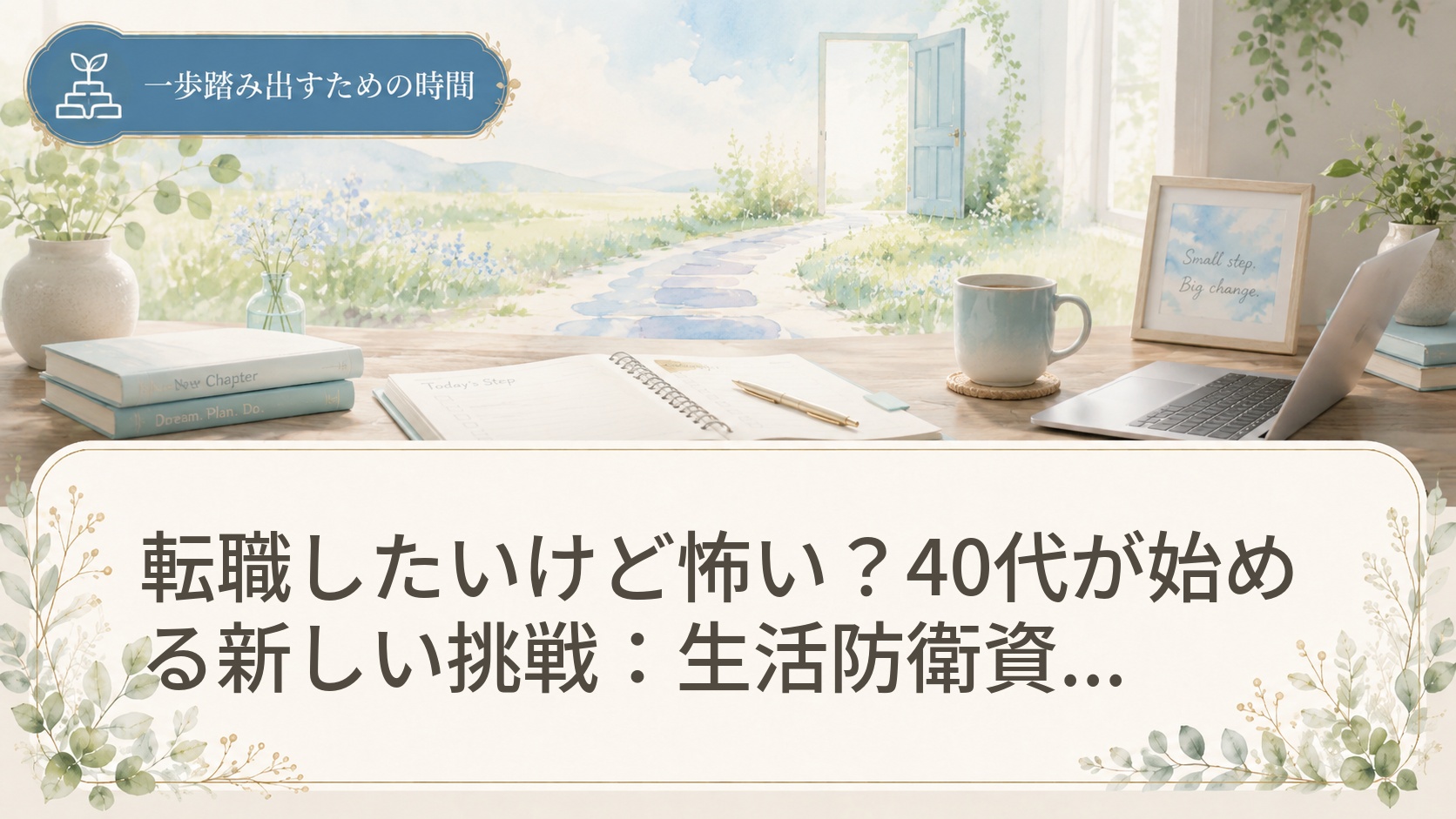転職したいけど怖い？40代が始める新しい挑戦：生活防衛資金と案件途切れリスクへの備え