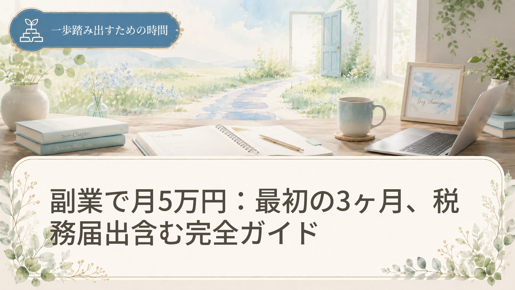 副業で月5万円：最初の3ヶ月、税務届出含む完全ガイド